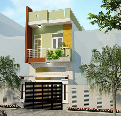 Mẫu thiết kế nhà 1 trệt 1 lầu giá rẻ 500 triệu đồng
