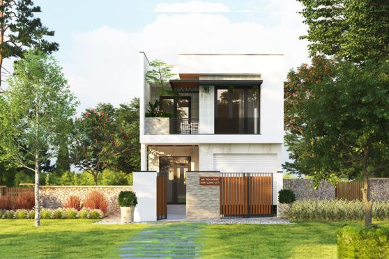 Mẫu thiết kế nhà 1 trệt 1 lầu diện tích 6x10m