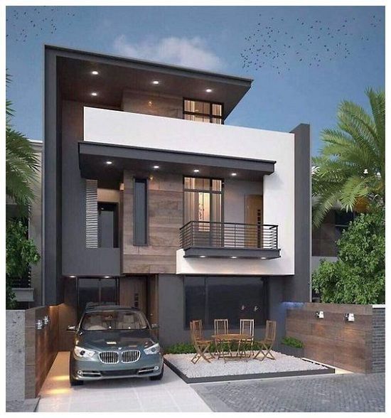 Mẫu thiết kế nhà 1 trệt 1 lầu diện tích 6x15m