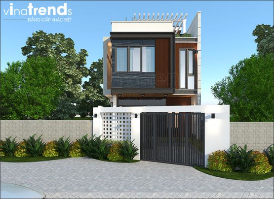 Mẫu thiết kế nhà 1 trệt 1 lầu diện tích 7x12m