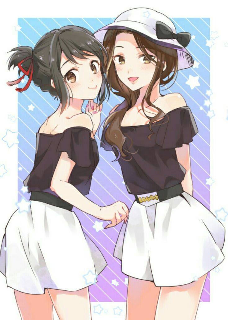 Hình ảnh avt đôi anime bff