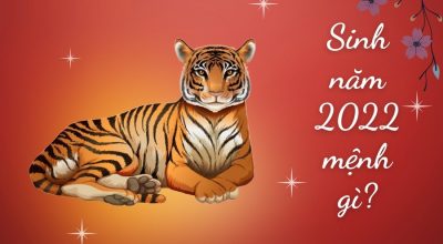 Người sinh năm 2022 thuộc mệnh gì